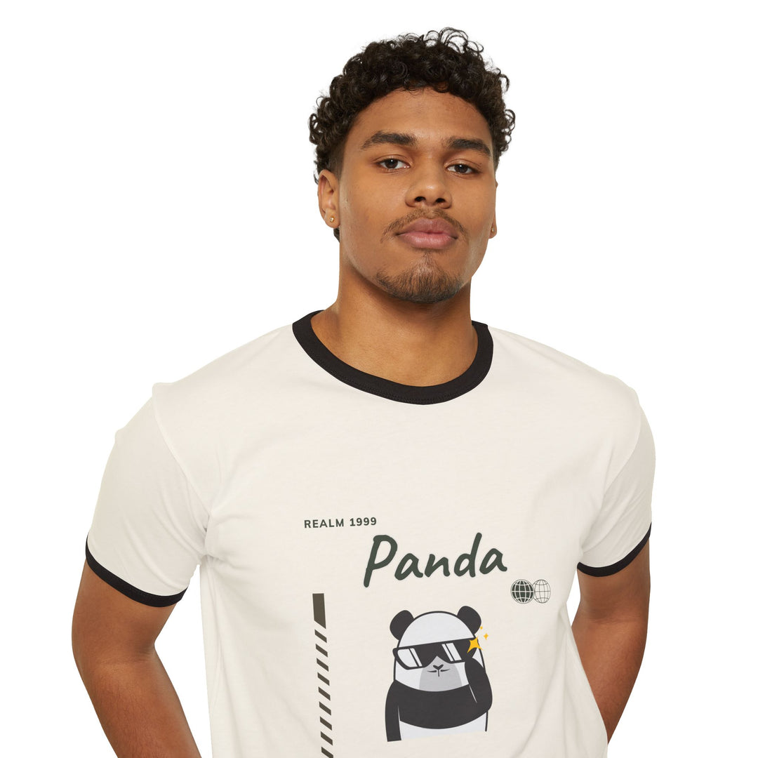 Panda Ringer T-Shirt